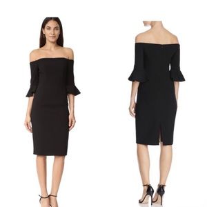 Black Halo, off shoulder dress